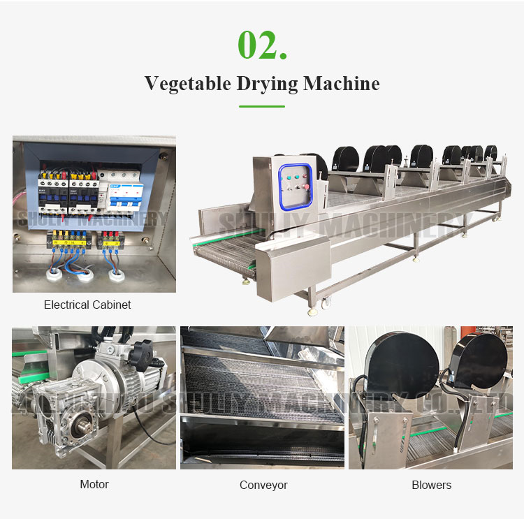 vegetable air drying machine vegetable air drying machine