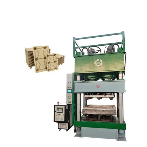 Bloc de palette en bois faisant la machine