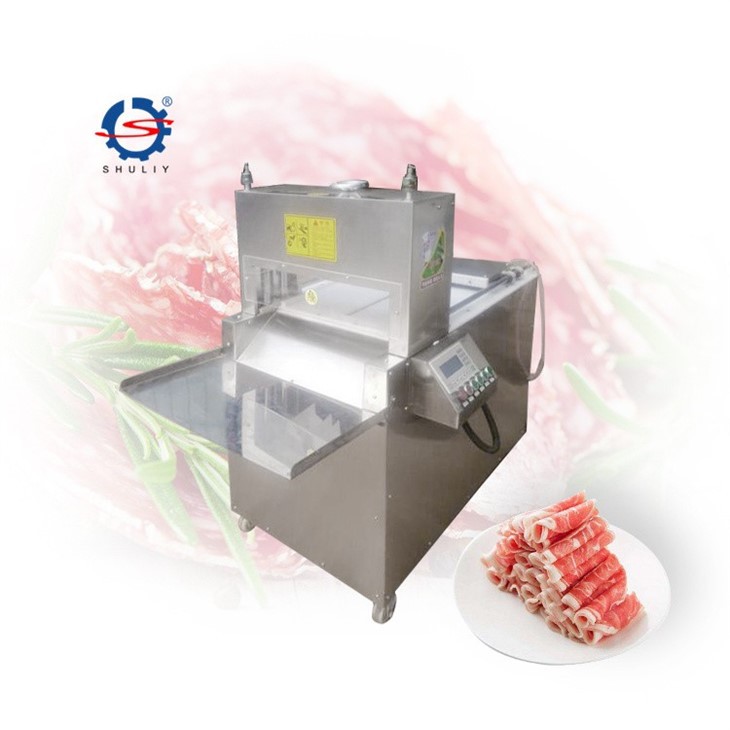 frozen meat slicing machine