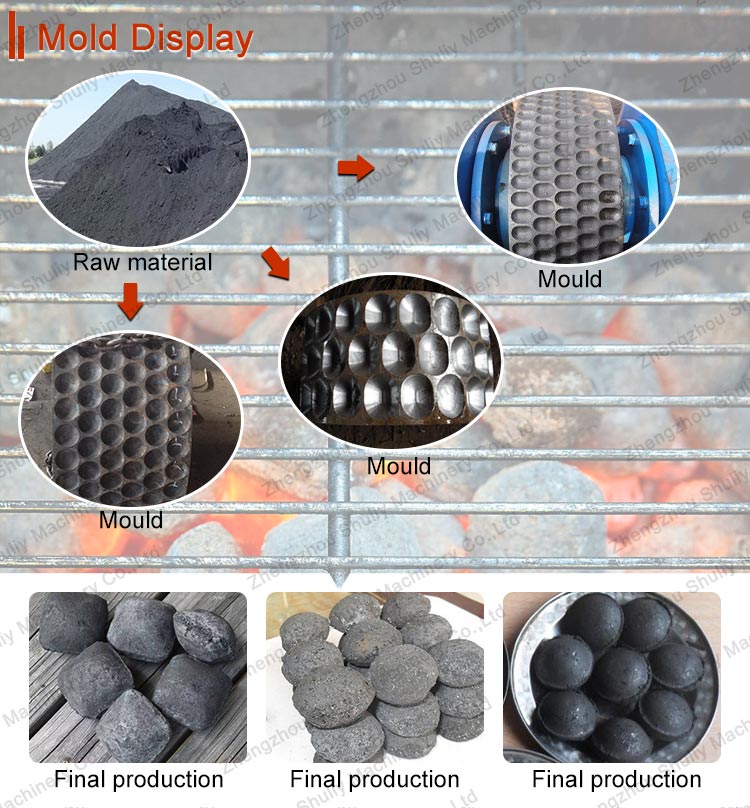 Coal powder ball press machine Coal powder ball press machine