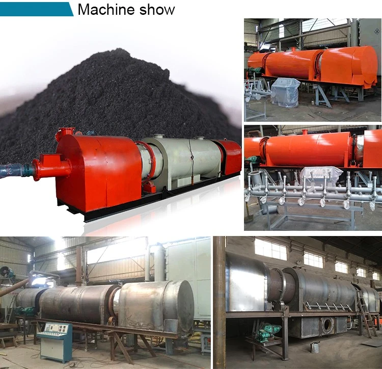 Rotary charcoal carbonization furnace Rotary charcoal carbonization furnace