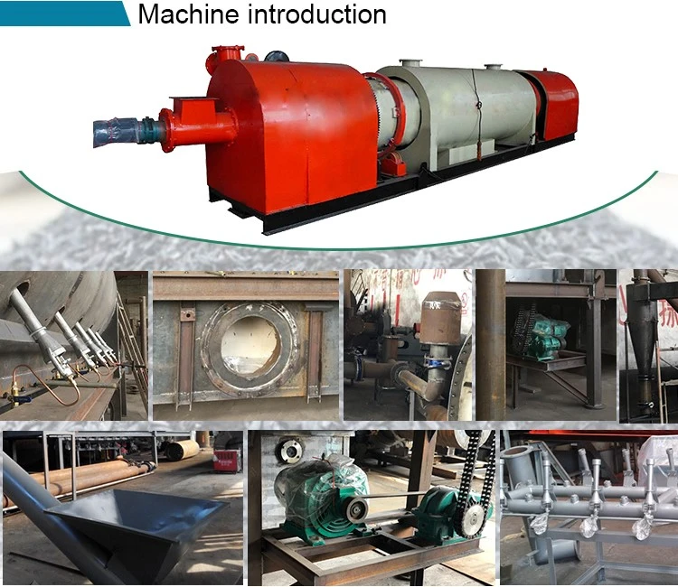 Rotary charcoal carbonization furnace Rotary charcoal carbonization furnace