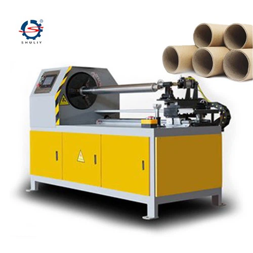 Machine de découpe automatique de tubes en papier
