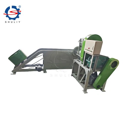 Machine de découpe de pneus double-